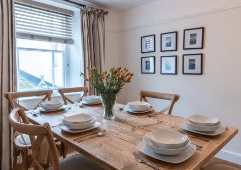 The dining room at Rock Rose Cottage, Appledore