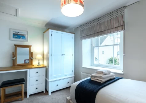 Bedroom #3 at Rock Rose Cottage, Appledore