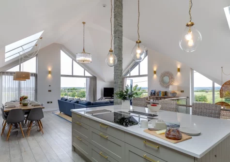 The kitchen & dining area at Rock View, Little Petherick