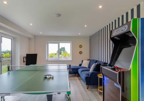 The games room at Rock View, Little Petherick