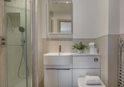 Bedroom #2 en-suite shower room at Rockham, Croyde