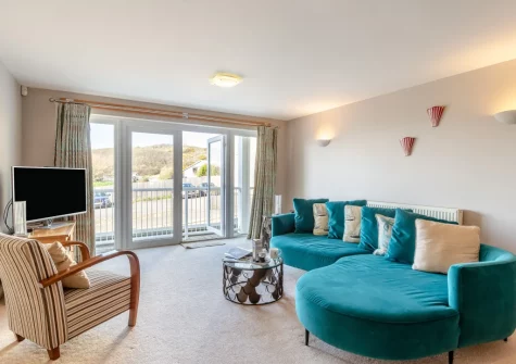 The living area at Rockham, Mortehoe