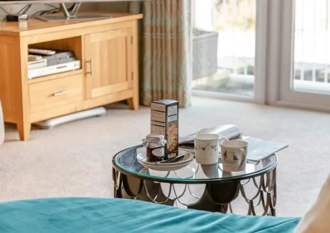 The living area at Rockham, Mortehoe