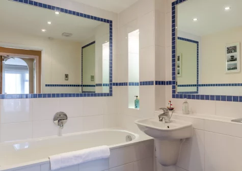 The bathroom at Rockham, Mortehoe