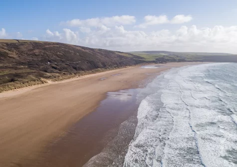 From Rockham it's just a short drive to Woolacombe Beach's golden sands, ideal for swimming, surfing & paddle boarding
