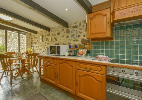 The kitchen at Rockmead, Lettaford