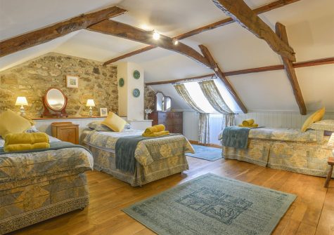 Bedroom #4 at Rockmead, Lettaford
