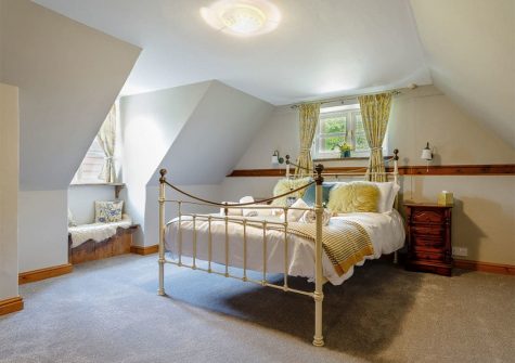 Bedroom #1 at Rocombe Thatch, Higher Gabwell