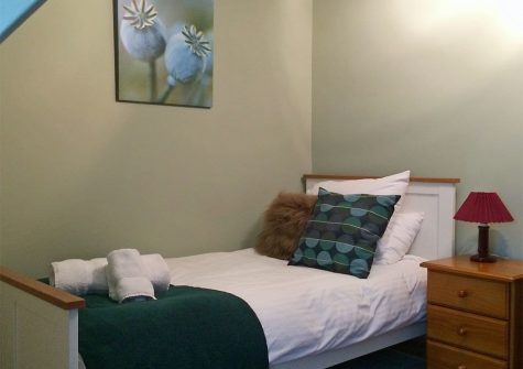 Bedroom #2 at Rocombe Thatch, Higher Gabwell