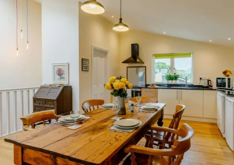 The dining area at Rogford Barn, Templeton