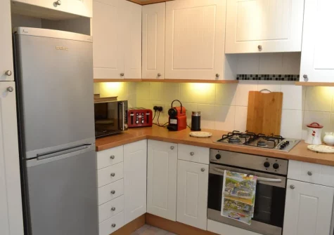 The kitchen at Roland Cottage, Falmouth