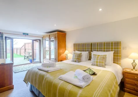 Bedroom #1 at Rooks Nest, Hilltown Farm, Mariansleigh