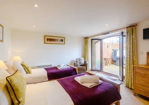 Bedroom #3 at Rooks Nest, Hilltown Farm, Mariansleigh