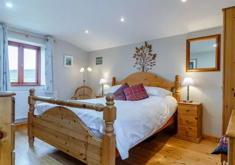 Bedroom #1 at Roosters Roost, Trevegean
