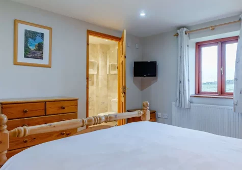 Bedroom #1 at Roosters Roost, Trevegean