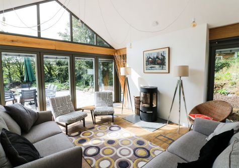 The living area at Ros Vale, St Buryan