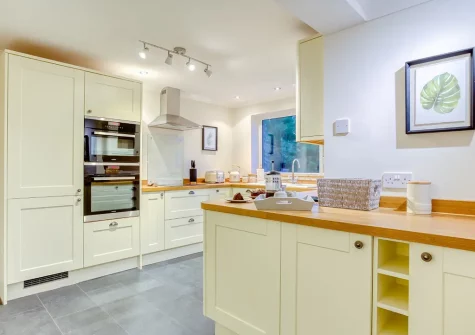 The kitchen at Roscarna, Parkham