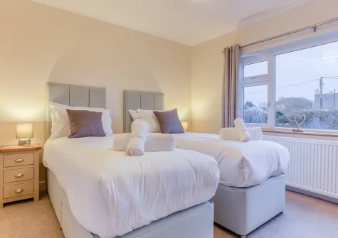 Bedroom #3 at Roscarna, Parkham