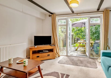The living area at Rose Cottage at Fairview, West Down