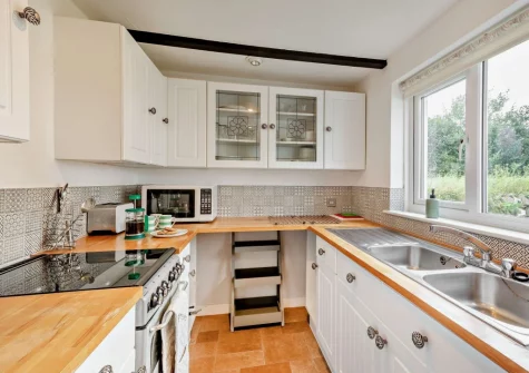 The kichen at Rose Cottage at Fairview, West Down