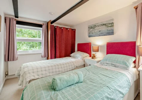 Bedroom #2 at Rose Cottage at Fairview, West Down