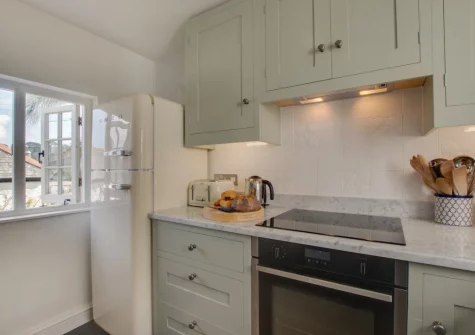 The kitchen at Rose Cottage, Helford