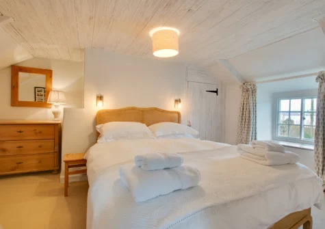 Bedroom #1 at Rose Cottage, Helford