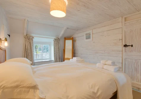 Bedroom #1 at Rose Cottage, Helford
