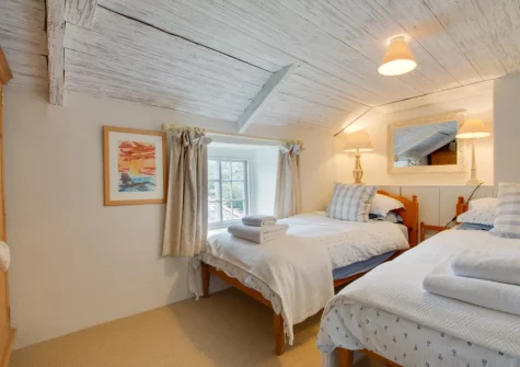 Bedroom #2 at Rose Cottage, Helford