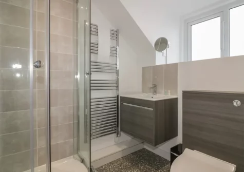 Bedroom #1 en-suite at Rose Cottage, St Ives