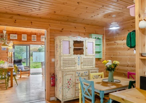 The kitchen at Rose Retreat, Perranporth