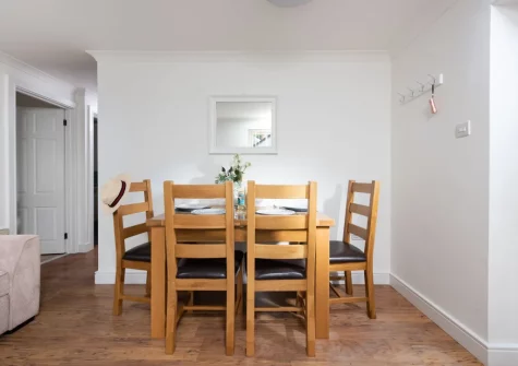 The dining area at Rosebud, Portreath