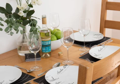 The dining area at Rosebud, Portreath
