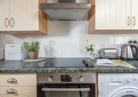 The kitchen at Rosebud, Portreath