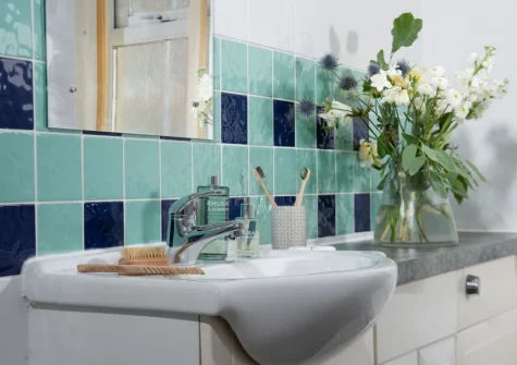 The bathroom at Rosebud, Portreath