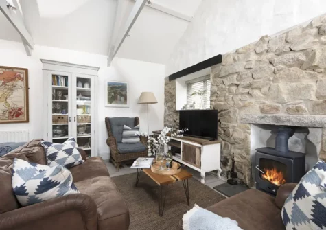 The living area at Rosehendra, Rosevidney
