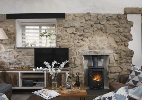The living area at Rosehendra, Rosevidney