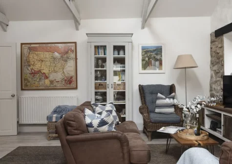 The living area at Rosehendra, Rosevidney