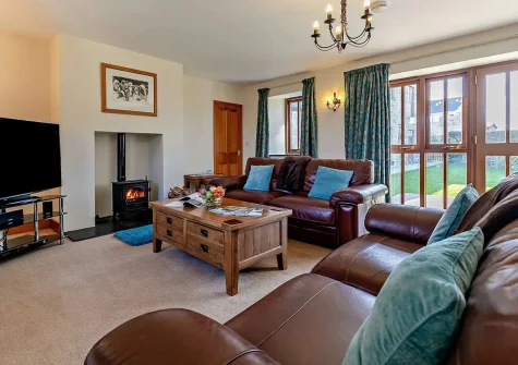 The living room at Roseland Barn, Trenear