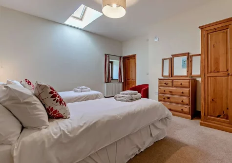 Bedroom #2 at Roseland Barn, Trenear