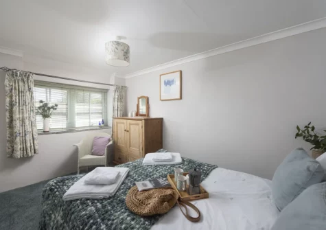 Bedroom #1 at Roseland Cottage, Perranwell Station