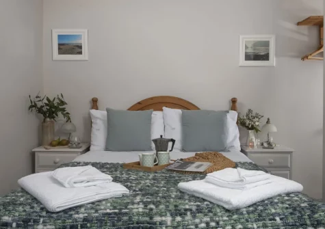 Bedroom #1 at Roseland Cottage, Perranwell Station