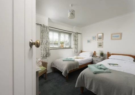 Bedroom #2 at Roseland Cottage, Perranwell Station