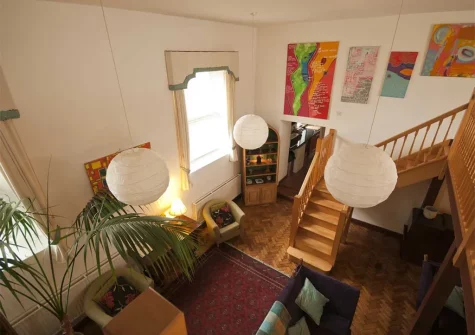The living area at Rosemaddon, Crantock