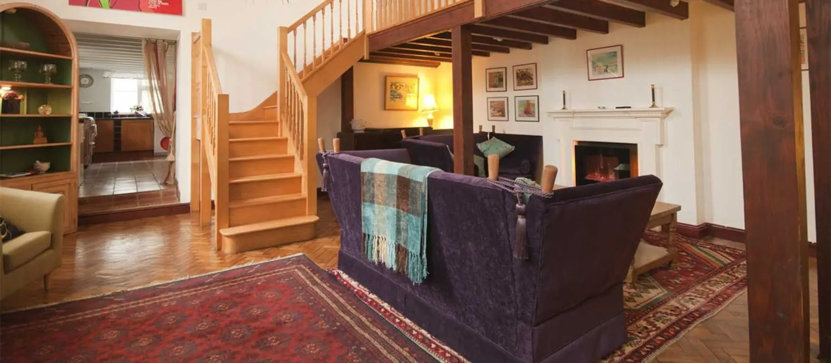 Rosemaddon, Newquay is a Grade II listed cottage in Crantock village close to beach, shops & pubs. It has a spacious open living room with beams, modern kitchen, three bedrooms & two bathrooms, one ensuite. Enclosed garden & off-road parking for two cars.