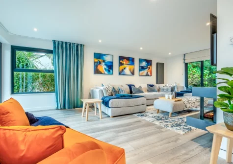 The living area at Rosemerryn, Carbis Bay