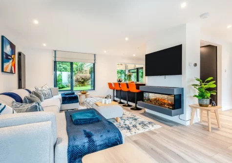 The living area at Rosemerryn, Carbis Bay
