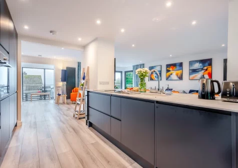 The kitchen at Rosemerryn, Carbis Bay