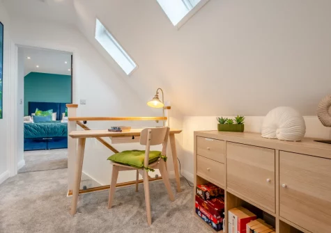 The first floor landing at Rosemerryn, Carbis Bay