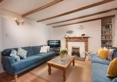 The living room at Roseneath, St Agnes